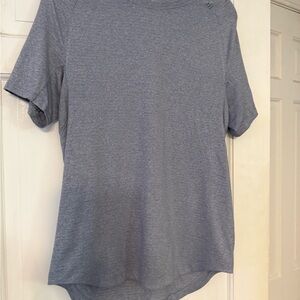 Lululemon Athletica Gray Fitted Polo T-Shirt